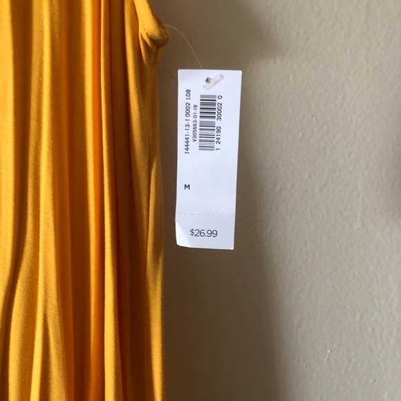 NWT Yellow Flow Dress - Picture 3 of 3